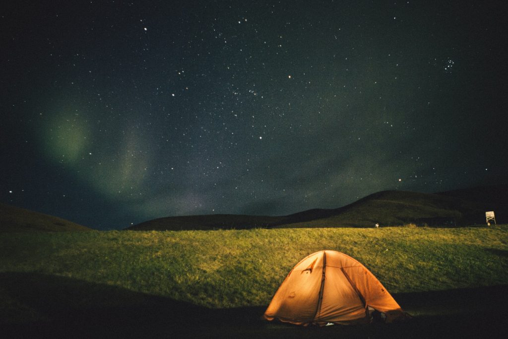 Wild kamperen in IJsland