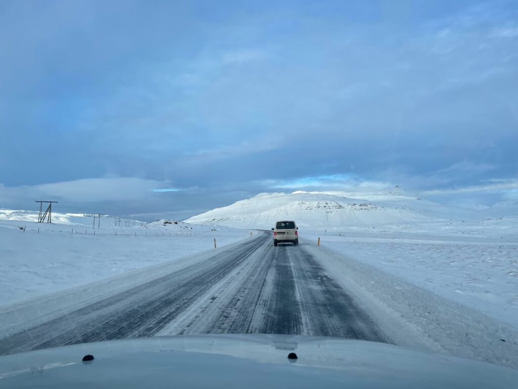 Hoofdwegen IJsland winter