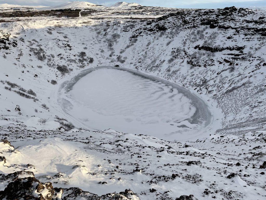 Kerið Kratermeer in IJsland